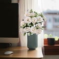 thumbnail image 1 of Ycandiee Artificial Flowers, Lifelike Fake Flowers in Vase, Faux Flower Arrangements for Dining Table Centerpiece Decor, Table Centerpieces for Dining Room, 1 of 7