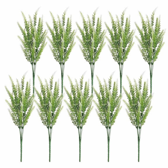 Ycandiee Artificial Lavender, Artificial Lavender Flowers, Faux Plastic Plants for Home Wedding Kitchen Garden Patio Window Box Office Table Centerpieces Indoor Outdoor Decor