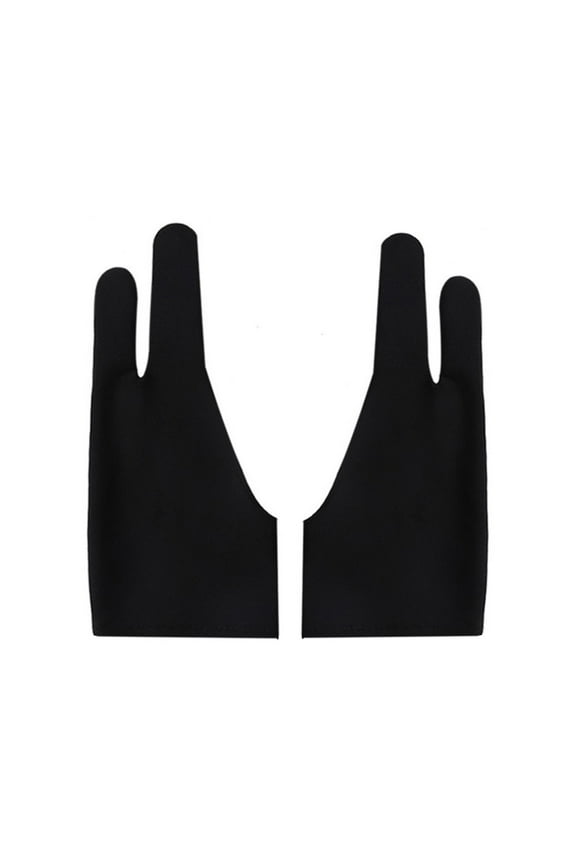 Artist Glove, Two-Finger Glove for Graphic Drawing Tablet Monitor Painting, Paper Sketching, Good for Left and Right Hand