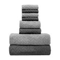 thumbnail image 1 of Ycandiee Bath Towel Set, 2 Large Towels/2 Hand Towels/4 Washcloths, Quick Dry Towel Soft Absorbent Shower Towel Set Hotel (8 Pack), 1 of 1