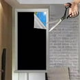 thumbnail image 1 of Ycandiee Blackout Window Privacy Film, Blackout Window Film, Blackout Cover, Removable Static Cling Frosted Glass Tint, Non-Adhesive, Black, 1 of 7