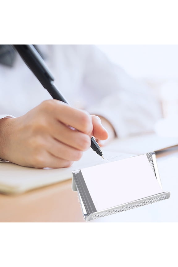 Business Card Holder, Mesh Metal Business Card Holder, Credit Name Card Case, Office Card Collection Organizers