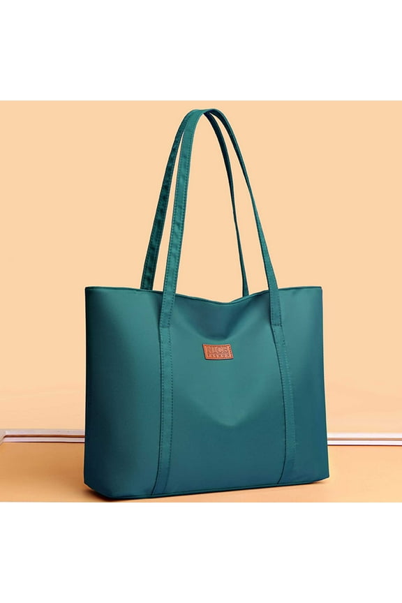 Canvas Tote Bag for Women, Tote Bag for Women Waterproof Shoulder Handbag with Zipper, Utility Work Tote with Laptop Compartment, Teacher, Everyday, Beach Tote Bag