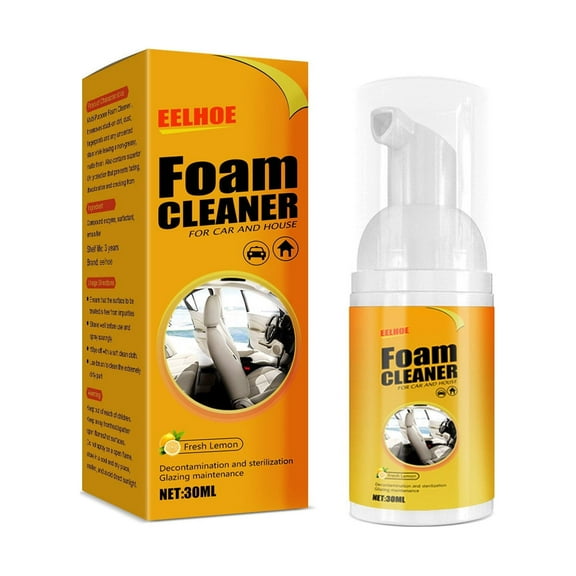Ycandiee Car Foam Cleaner, Car Interior Foam Cleaner, Multifunctional Foam Cleaner, Purpose Cleaner for House and Car for Leather Seat Plastic Fabric