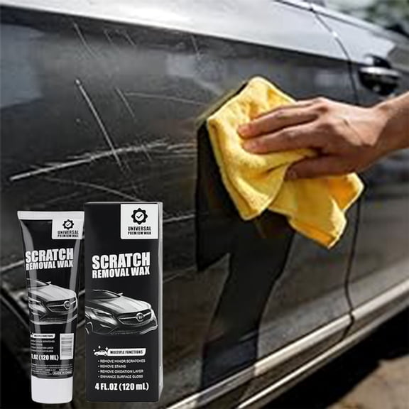 Ycandiee Car Scratch Remover Wax, Premium Polishing Compound for Deep Scratches, Scratch Removal Wax