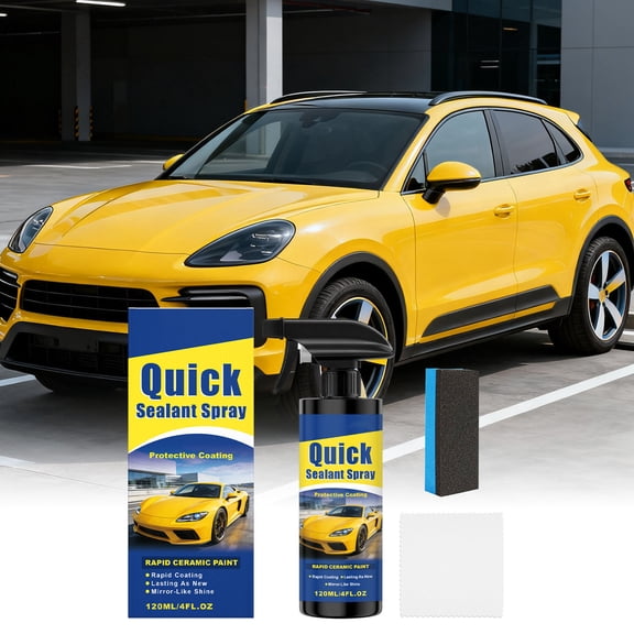 Ycandiee Ceramic Coating for Cars, Quick Effect Coating Agent for Car Motorcycles Trucks & RVs, Extreme Hydrophobic Water Beading & Deep Gloss Shine for Long-Lasting Polish Spray Wax
