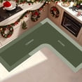 thumbnail image 1 of Ycandiee Corner Sink Kitchen Mat, L Shaped Rug for Kitchen, Anti-Fatigue Floor Mat, Super Absorbent Kitchen Floor Mats, Anti-Slip, 1 of 7