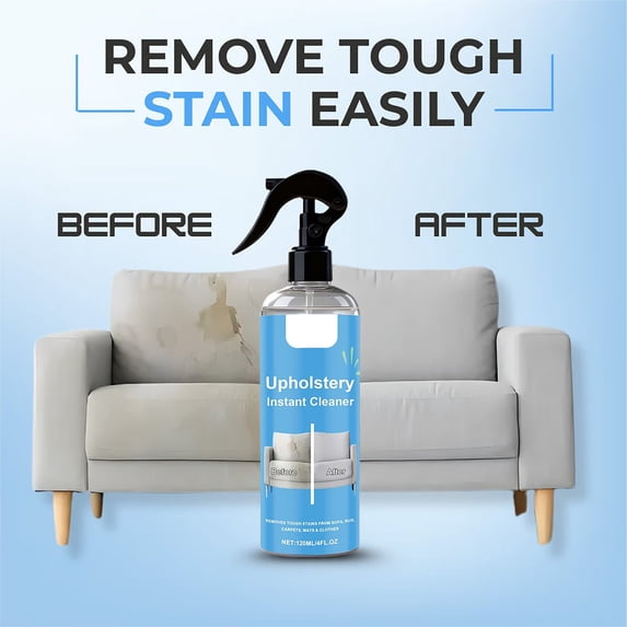 Ycandiee Couch Cleaner - Stain Remover Spray - Professional Strength, Multi-Surface Fabric and Upholstery Cleaner - Pet-Safe, Non-Toxic, Quick-Drying for Couches, Sofas & Car Interiors