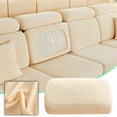 thumbnail image 1 of Ycandiee Couch Cushion Covers, Couch Covers for Sectional Sofa, Washable Stretch Soft Sofa Cushion Covers, L Shape Sofa Slipcovers, Furniture Decor, 1 of 7