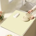 thumbnail image 1 of Ycandiee Dish Drying Mat, Foldable Quick Dry Kitchen Mat, Absorbent Microfiber Kitchen Counter Mat, Eco-Friendly Diatomaceous Earth Mats for Dishes Bottles Cups Bathroom Any Countertop, 1 of 6