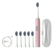 Ycandiee Electric Toothbrush,Toothbrush With 6 Brush Heads,Sonic Electric Toothbrush,Deep Clean Electric Toothbrush,Wireless Fast Charge, Upgraded Toothbrush, Longer Life, Faster Chargin