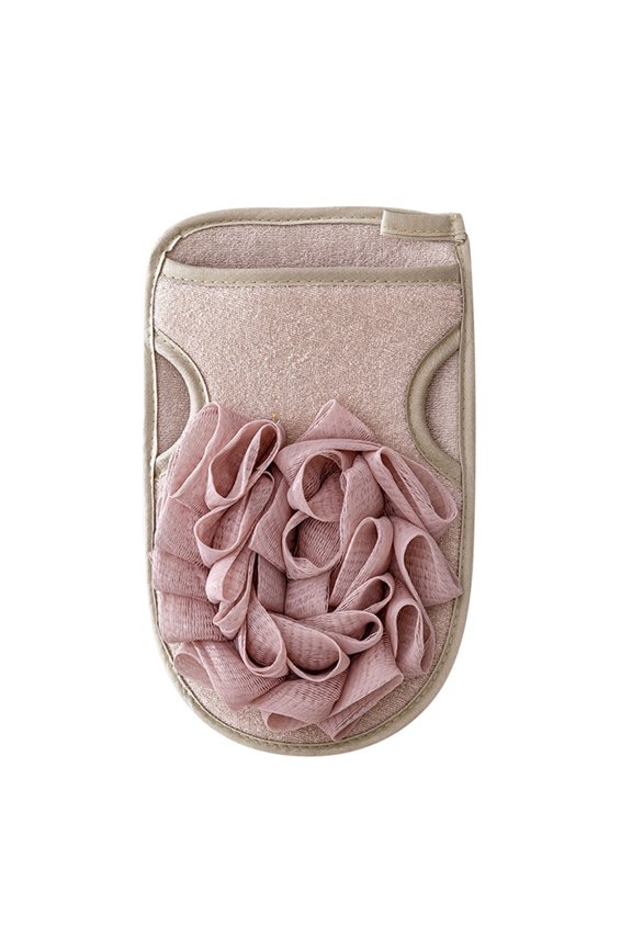 Exfoliating Bath Towel, Double-Sided Scrubbing Gloves, Powerful Dirt and Dead Skin Remover Home Bathing Shower Gloves