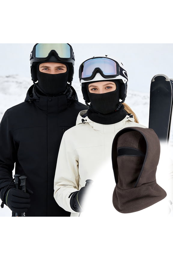 Face Ski Masks, Neck Warm Hood for Cold Weather, Winter Face Mask for Men, Windproof Hoodie Cycling