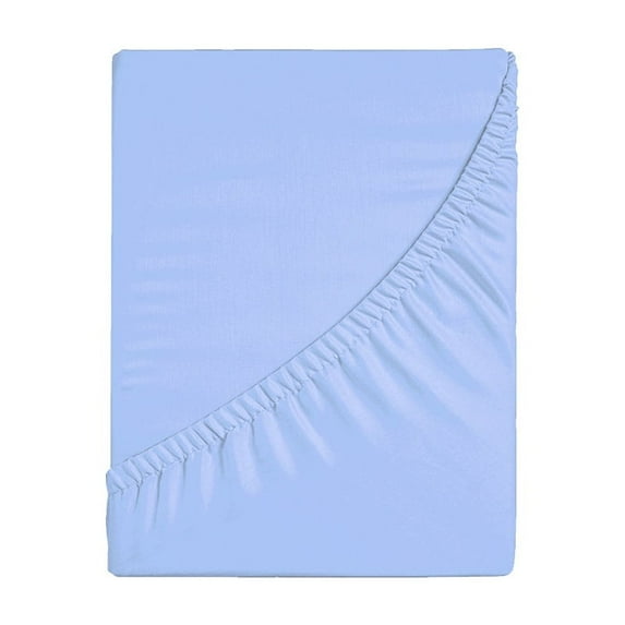 Ycandiee Fitted Sheet, Deep Pockets, Soft Microfiber, Easy Care, Shrinkage and Fade Resistant, Fitted Sheets Full Size for Girl Woman Teens