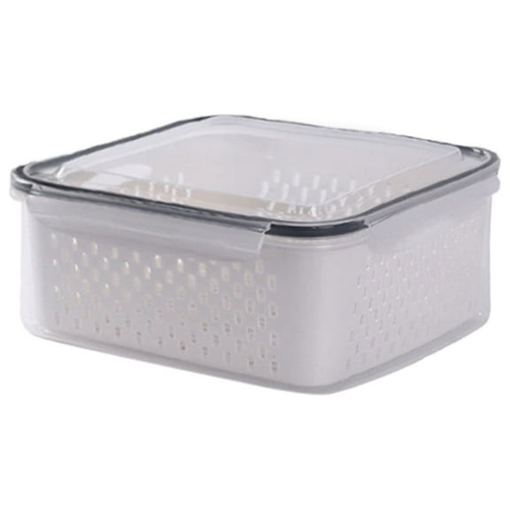 Ycandiee Fruit Storage Containers for Fridge with Removable Colander, Food Storage Container, Dishwasher Safe Produce Saver Container for Refrigerator