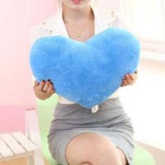 Ycandiee Heart Pillows, Cute Decorative Pillow, Heart Shaped Throw Pillows for Bed, Fur Plush Hoom Decor Pillow Cushion for Chair Sofa Living Room (Mini 3.94"")