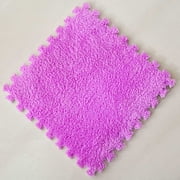 Ycandiee Interlocking Foam Mat Flooring, Puzzle Floor Mat, EVA Mat Carpet, EVA Mat Fleece Flooring, EVA Fuzzy Mat Flooring for Kids Room, Baby Room, Nursery Decoration