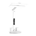 thumbnail image 1 of Ycandiee LED Desk, Table Lamp LED Desk Adjustable Bar for Light Direction with Fan and Pen Holders, USB Charging Port, Clock, Date, Pen Storage, Temperature, 1 of 6