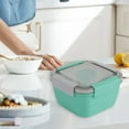 thumbnail image 1 of Ycandiee Lunch Container To Go, Bento Box Adult Lunch Box - Salad Bowl With 3 Compartments and Dressing Container for Toppings, Snacks - for Men, Women, 1 of 6