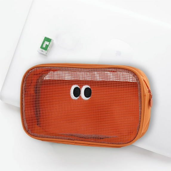 Ycandiee Makeup Bag, Makeup Pouch, Travel Cosmetic Organizer, Portable With Zipper Aesthetic Stuff Stuff