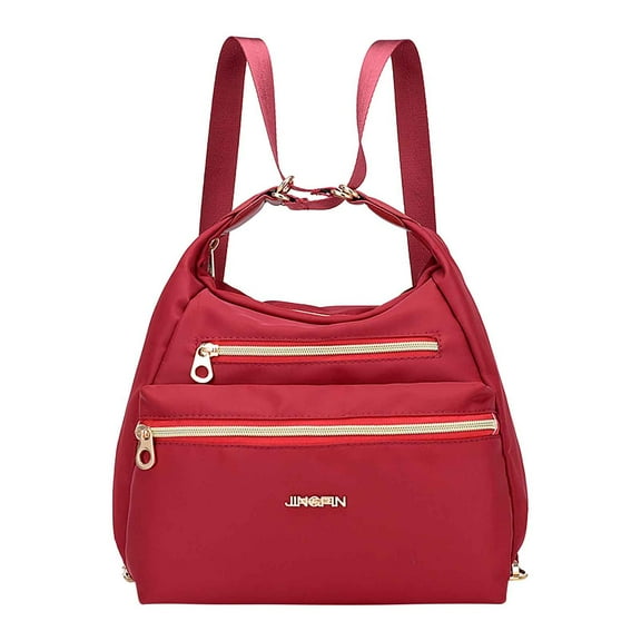 Ycandiee Multi-Pocket Crossbody Bag for Women Convertible Nylon Shoulder Bag Travel Backpack Purse