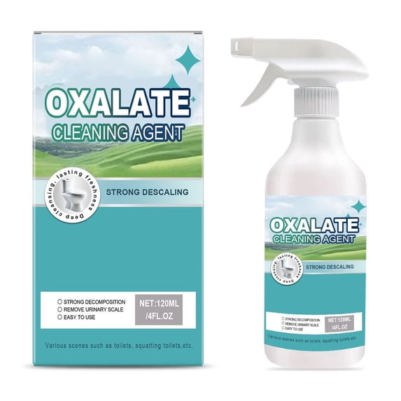 Ycandiee Oxalic Acid Cleaner, Multi-purpose Oxalic Acid Stain Removal Cleaning Spray, High Concentration Oxalic Acid Toilet All-Purpose Cleaner for Floor Tile Countertop