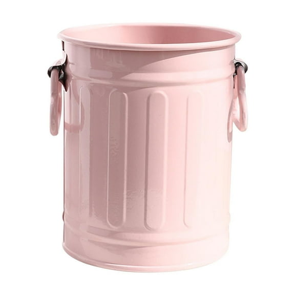 Ycandiee Pencil Holder for Desk, Metal Barrel Pen Cup Holder for Desk with Handles, Makeup Brush Holder, Marker Holder Organizer Storage for Office Classroom Desktop Home