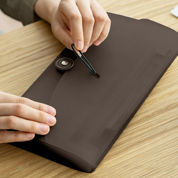 Ycandiee Pocket Receipt Folder, Accordion File Organizer, Plastic Check Bill File Folder, Expanding File Folder, Document Organizer Folder