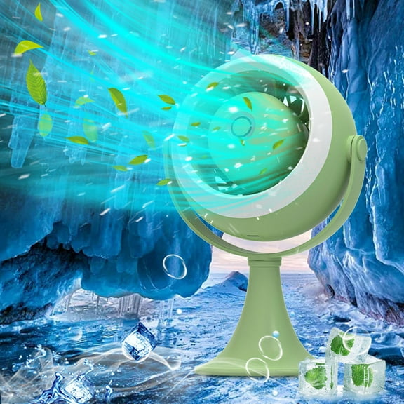 Ycandiee Portable Small Table Fan, Desktop Mini Fan, Air Circulator Fan, Ultra Quiet Operation, for Bedroom Home Office