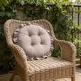 thumbnail image 1 of Ycandiee Round Pillow, Ruffled Chair Cushion, Seat Cushion, Suitable for Home Decor, Office Pillow, 1 of 6