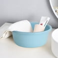 thumbnail image 1 of Ycandiee Round Plastic Wash Basin, Stackable Camping Dishpan, Portable Vegetable Fruit Dish Tub, Small Multipurpose Washtub for Face Cleansing, Home Kitchen Sink Outdoor Indoor, 1 of 6