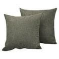 thumbnail image 1 of Ycandiee Set of 2 Linen Throw Pillow Case, Cushion Cover, Pillowcase for Couch Sofa Bed Patio Floor, 17.72 X 17.72 Inches, 1 of 5