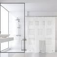 thumbnail image 1 of Ycandiee Shower Curtain, Home Clear Shower Curtain Liner with 9 Storage Pockets, Transparent Bathroom Organizer for Showers and Bathtubs, Waterproof PEVA Liner, 70.86 x 70.86 Inches, Clear, 1 of 6