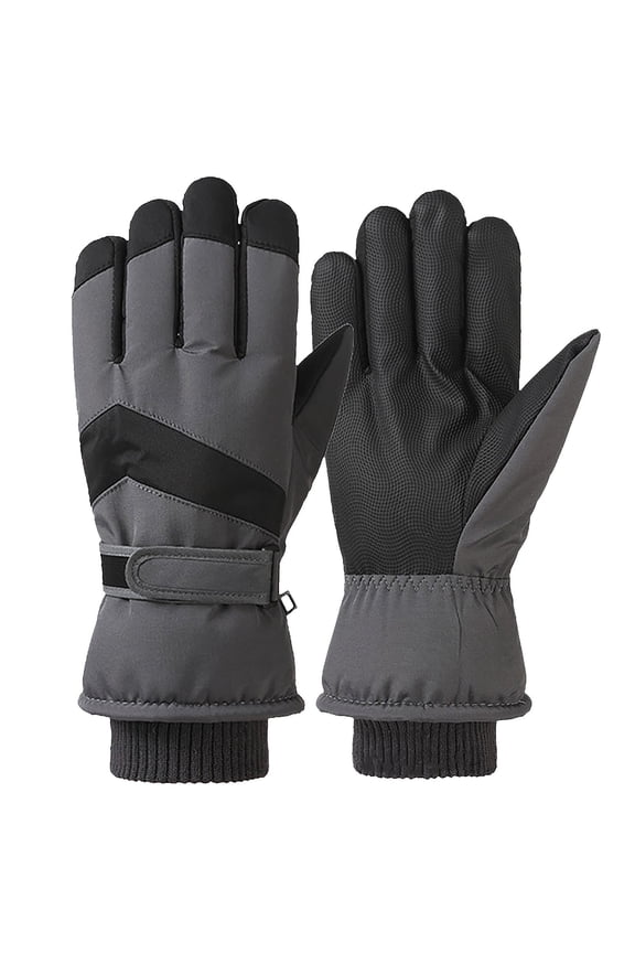 Ski Gloves, Windproof Thermal Touchscreen Gloves, Waterproof Winter Warm Snow Glove for Skiing Cycling Outdoor Sports