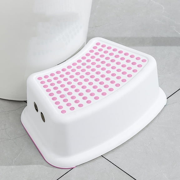 Ycandiee Step Stool for Kids, Toddlers Stool for Potty Training, Toilet Stools with Soft Anti-Slip Grips for Safety, Non-Slip Base and Contoured Design for Toilet Potty Training and Sink Use