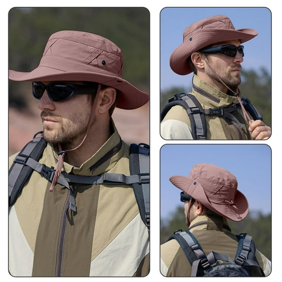 Ycandiee Unisex Sun Hat, Fisherman Hat, Waterproof UPF 50+ UV Protection for Women Men, Packable Wide Brim Fishing Hiking Sunhat