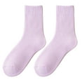 thumbnail image 1 of Ycandiee Warm Winter Socks for Women, Thick Thermal Boot Socks, Comfy Fuzzy Slipper Socks, Cozy Chunky Ankle Socks, 1 of 1