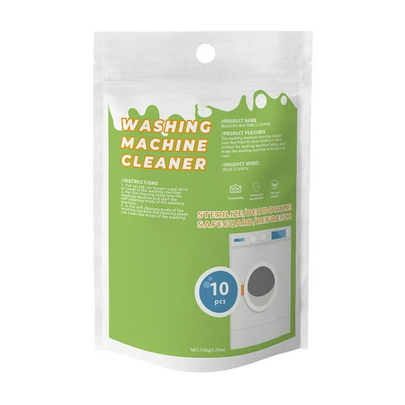Ycandiee Washing Machine Cleaner Tablets, Deep Cleaning for Front Loader, Top Load Washers, Helps Remove Odor-Causing Residues, Pet Hair & Hard Water Buildup