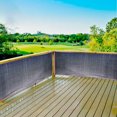 thumbnail image 1 of Ycolew 2.95x26.24FT Light Grey Balcony Privacy Screen Fence Cover 95% UV Resistant Protection Heavy Duty for Deck, Patio, Backyard, Railing Shield, 1 of 6