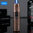 thumbnail image 1 of Ycolew Cooking Torch Lighter Butane Refillable Cool Lighter, Adjustable Jet Flame with Fuel Level Window, Windproof Lighter for Candle Fireplace Grill Kitchen BBQ, 1 of 3
