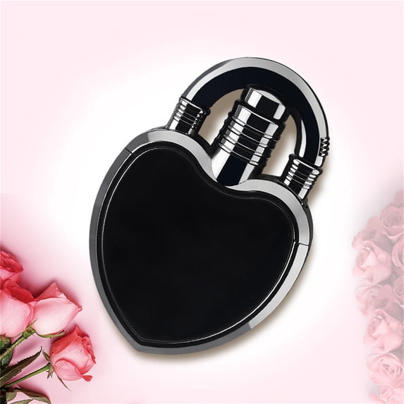 Ycolew Cool Heart Shaped Lighter – Refillable Jet Flame Lighter with Windproof Red Flame Strong, Concentrated Flame for Quick Burning – Butane Torch Lighter Gift for Men Women
