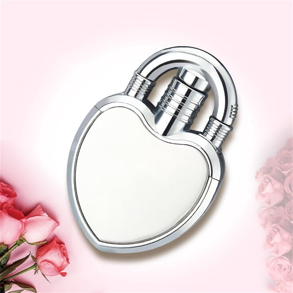 Ycolew Cool Heart Shaped Lighter – Refillable Jet Flame Lighter with Windproof Red Flame Strong, Concentrated Flame for Quick Burning – Butane Torch Lighter Gift for Men Women