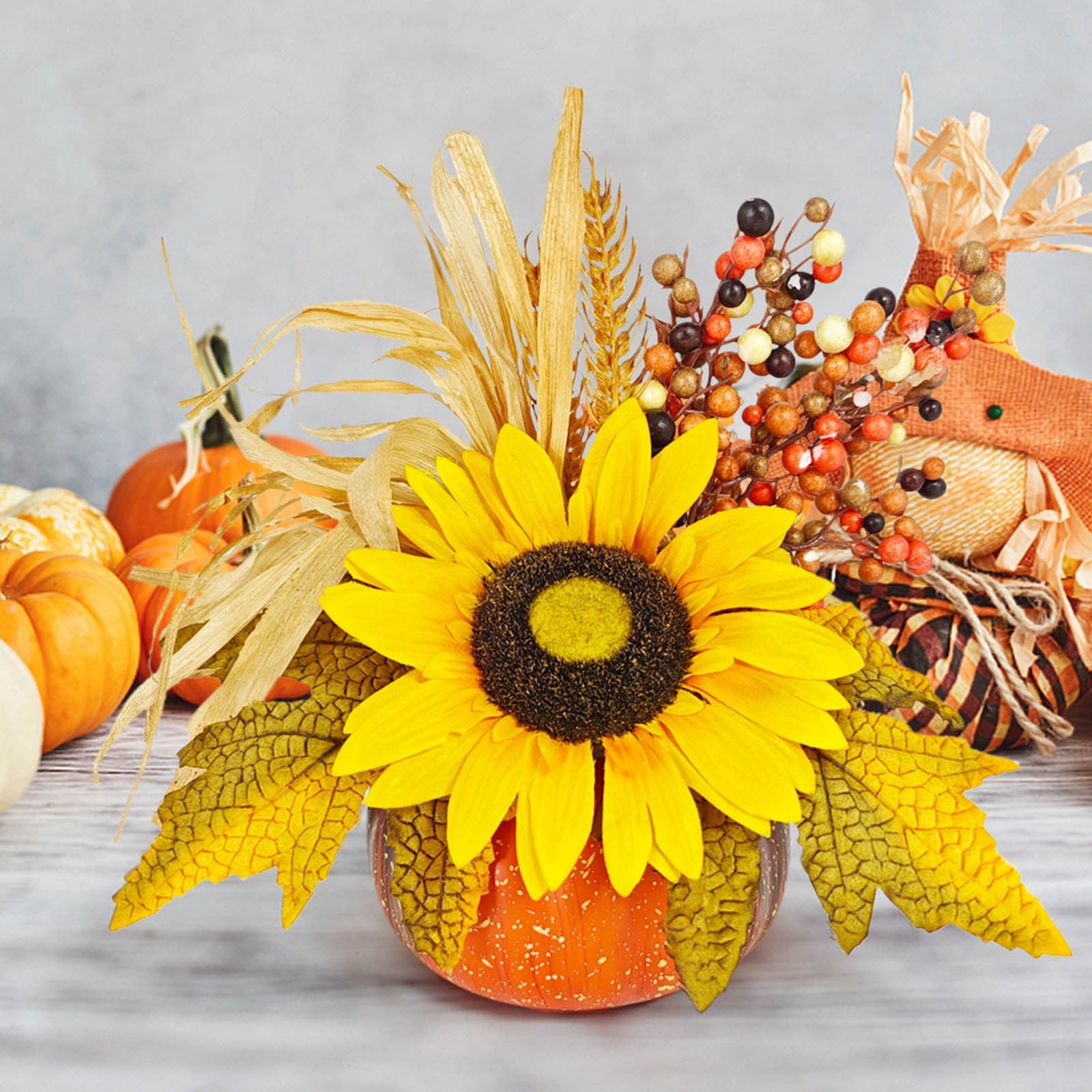 Ycolew Fall Flowers, Fake Fall Floral Bouquets, Artificial Floral