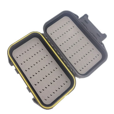 Ycolew Fly Fishing Box Flies Case Jig Box Waterproof ABS Plastic Streamer Fly Box Double Sided Transparent Lid Clear View for Saltwater Freshwater Fly Holder Storage Case Large Size