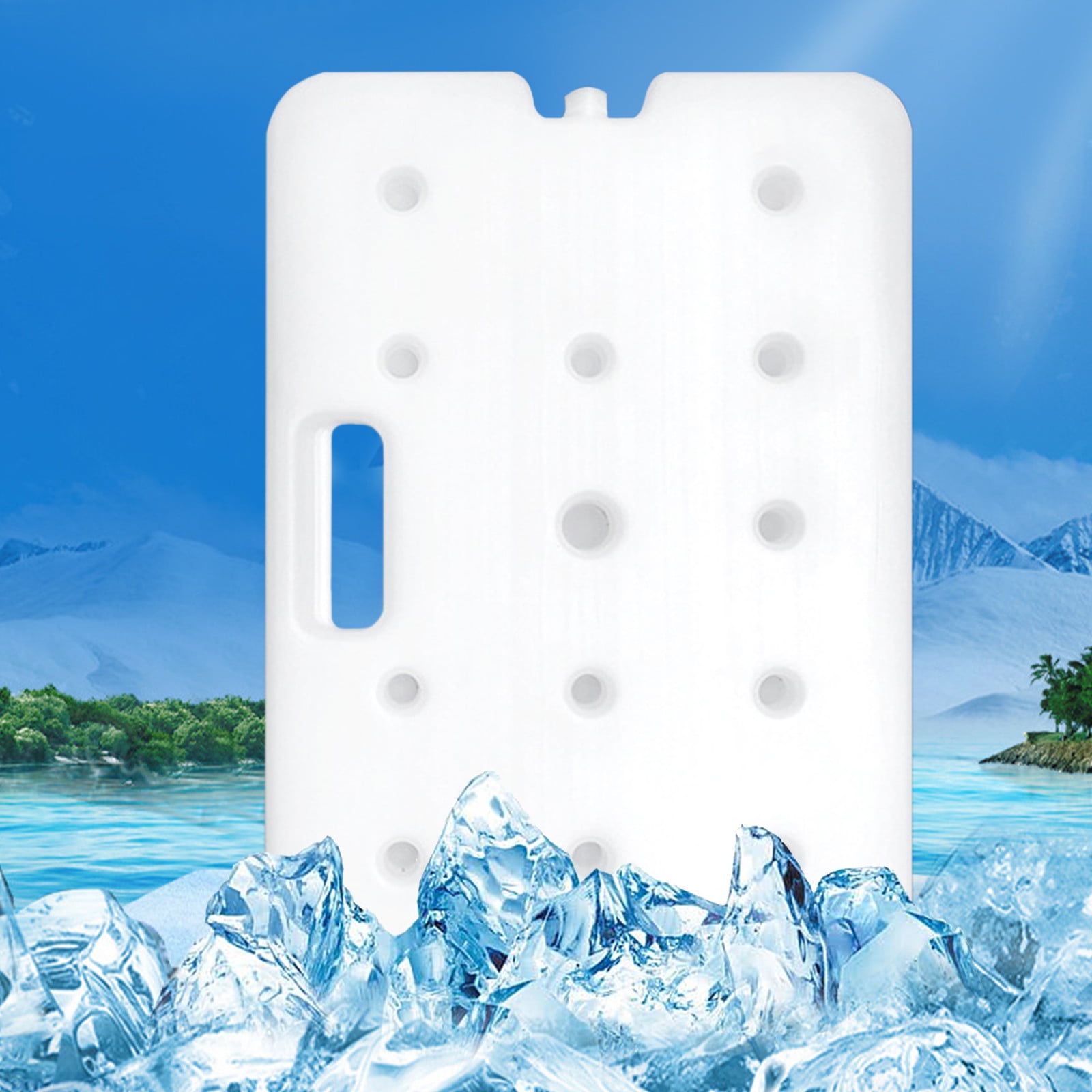 Plug In Ice Pack For Cooler Ycolew Long Lasting Freezer Ice Pack for Coolers, Lunch Boxes, Reusable