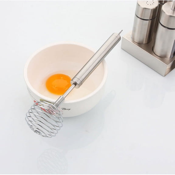 Ycolew Stainless Steel Spring Coil Whisk Wire Whip Cream Egg Beater Gravy Cream Hand Mixer Kitchen Tool Accessories For Mixing, Blending, Beating, Stirring, Cooking
