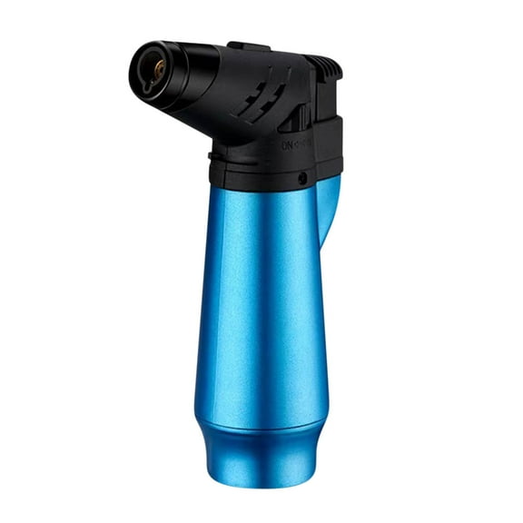 Ycolew Torch Lighter, Jet Flame Butane Cigar Lighter with Punch and Safety Lock, Refillable and Windproof Pocket Lighter, Cool Great Gift Idea for Men (Butane Gas Not Included)