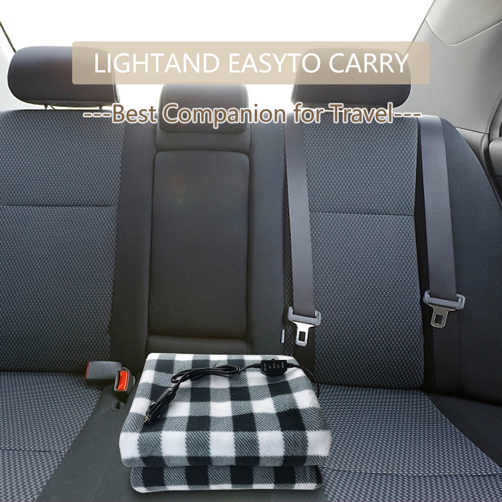 Ycolew Winter Heated Car Blanket Car Electric Blanket Heating Blanket