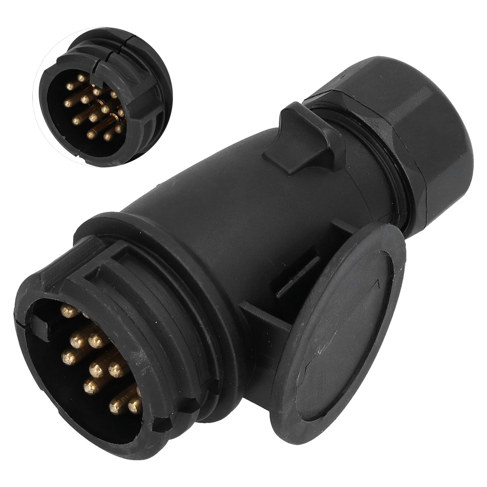 Yctze EU 12V 13Pin Trailer Plug,ABS Copper Electrical Wiring Harness