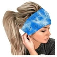 thumbnail image 1 of Ycuke Boho Hair Accessories Bandanas for Women Cute Headbands for Women Sports Headbands for Women Boho Headband Bow Headbands for Women Workout Headbands for Women Blue One Size, 1 of 4